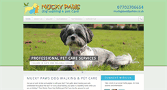 Desktop Screenshot of mucky-paws.com